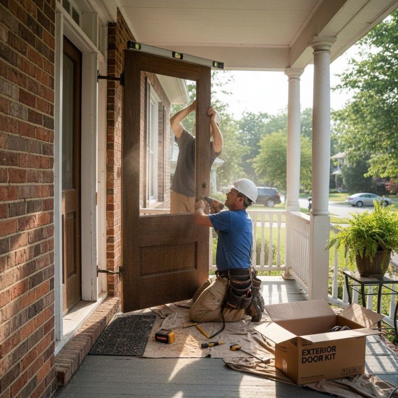 Farmhouse Door Installation