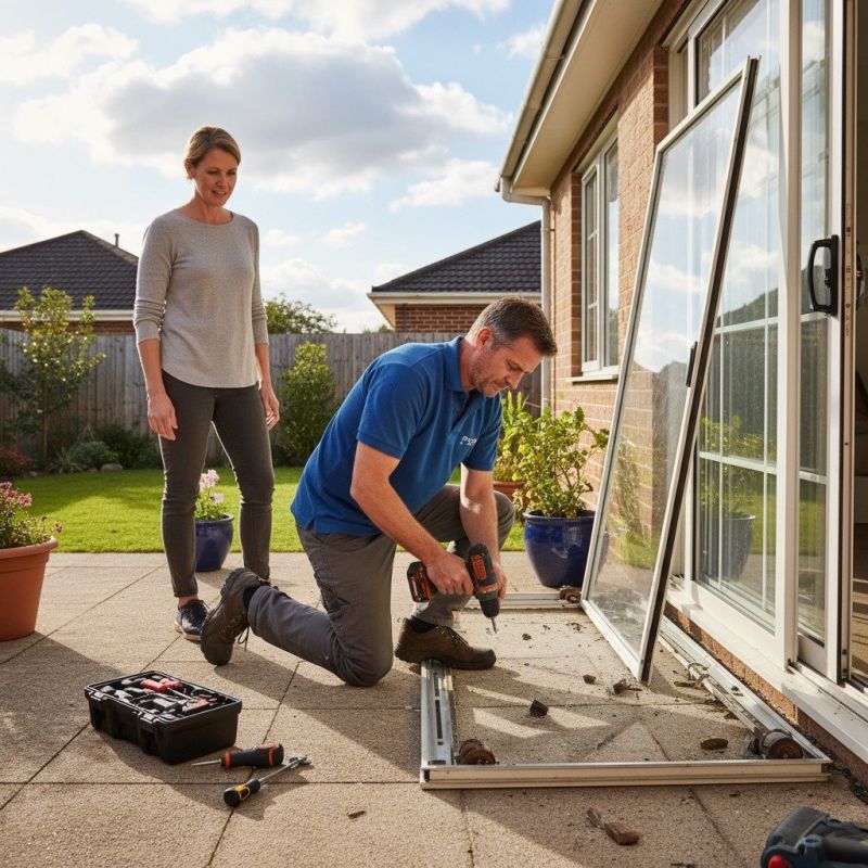 Sliding Door Track Repair
